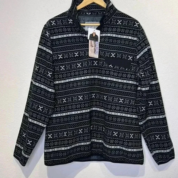 Jachs NWT outfitters black and white pullover size Medium - Picture 1 of 4